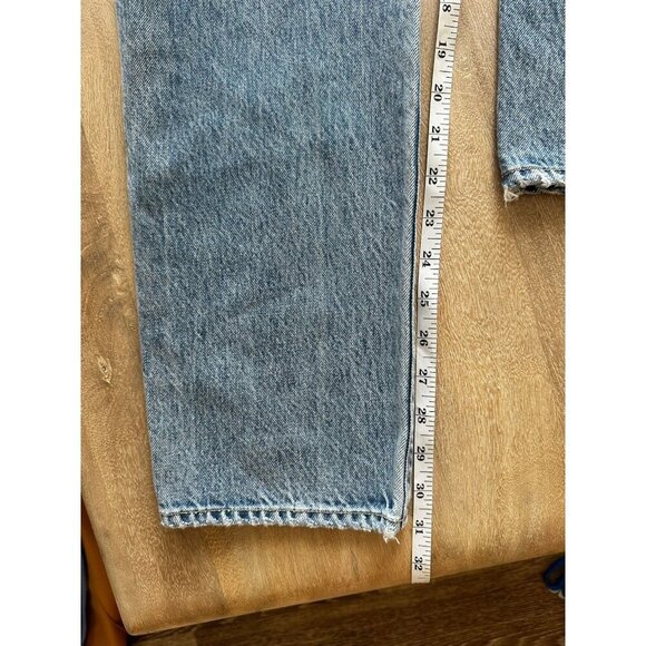 SLVRLAKE London Straight Leg High Rise Jeans in Heartache Size 23 - Picture 11 of 13